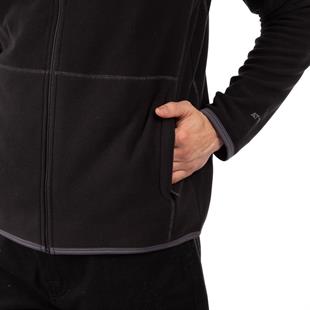 Trespass MAFLMFTR0004 Faxfleet Male Fleece AT100 Black Erkek Polar