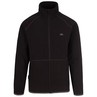 Trespass MAFLMFTR0004 Faxfleet Male Fleece AT100 Black Erkek Polar