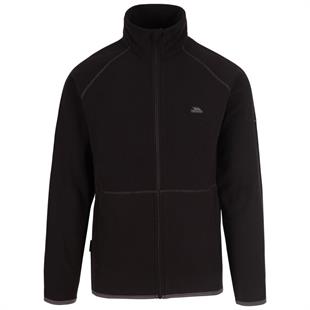 Trespass MAFLMFTR0004 Faxfleet Male Fleece AT100 Black Erkek Polar