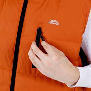 Trespass MAJKGIK10003 Clasp Male Padded Gilet Burnt Orange Erkek Outdoor Yelek