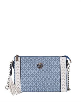 U.S Polo US19141 Mavi-Beyaz Kadın Çanta