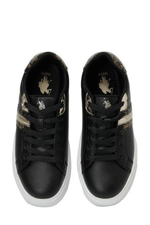 U.S Polo Assn 101532448 Lesli 4fx Siyah  Kadın Spor Ayakkabı