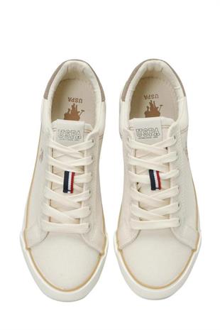 U.S Polo Assn 101532565 Rachel 4fx Bej Kadın Spor Ayakkabı