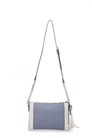 U.S Polo US19141 Mavi-Beyaz Kadın Çanta