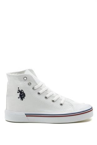 U.S Polo 101087272 Penelope High 2 FX White Kadın Ayakkabı