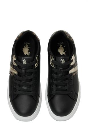 U.S Polo Assn 101532448 Lesli 4fx Siyah  Kadın Spor Ayakkabı