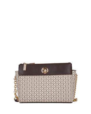 U.S Polo US19102 Bej-Kahve Kadın Çanta