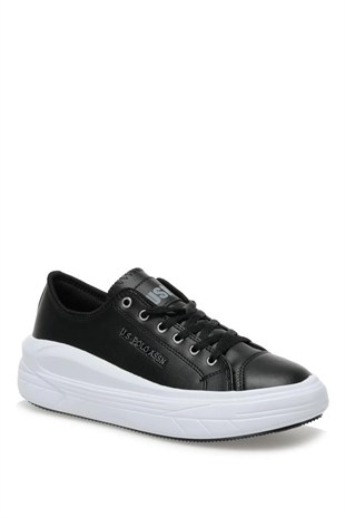 U.S.Polo Cleme PU 2PR 10117009 Black-Grey Kadın Spor Ayakkabı