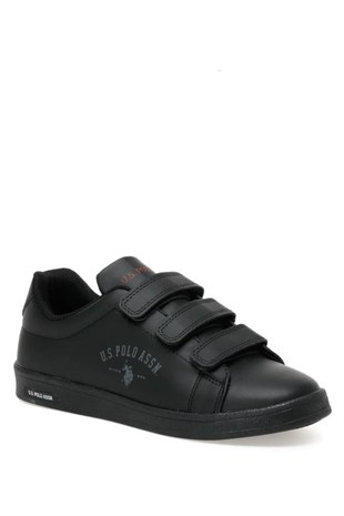 U.S.Polo Singer 2PR 101163783 Black-Black Cırtlı Kadın Spor Ayakkabı