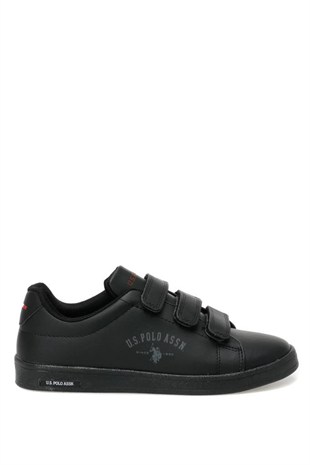 U.S.Polo Singer 2PR 101163783 Black-Black Cırtlı Kadın Spor Ayakkabı