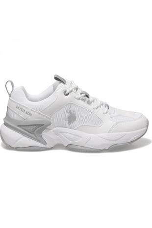 U.S.Polo Maybe 3FX 101338878 White Kadın Spor Ayakkabı