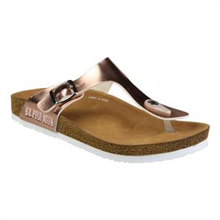 U.S.Polo Bite Bronz 100249722 Parmakarası Bayan Terlik