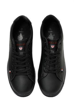U.S.Polo Franco 3FX 101265956 Black-Black Erkek Spor Ayakkabı