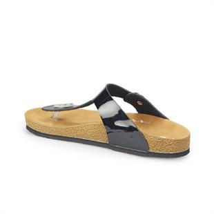 U.S.Polo Bite Siyah Rugan 100249728 Parmakarası Bayan Terlik