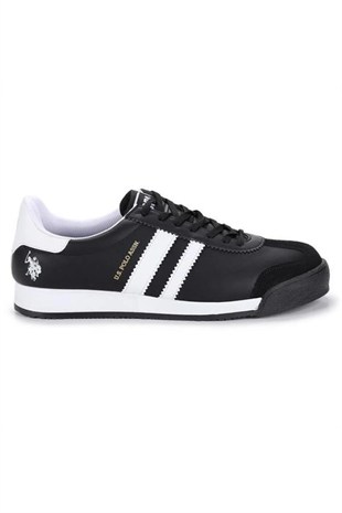 U.S.Polo 101328567 Sunday 3FX  Black Erkek Sneaker