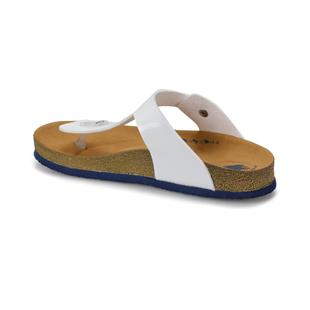 U.S.Polo Bite Beyaz Rugan 100249719 Parmakarası Bayan Terlik