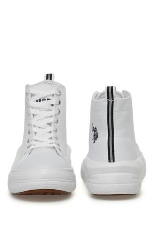 U.S.Polo Clementine Tex 3FX 101299082 White Kadın Spor Ayakkabı