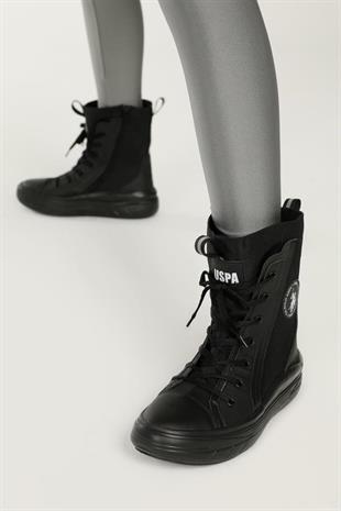 U.S. Polo 10105901 Mia 1PR Black Kadın Bot