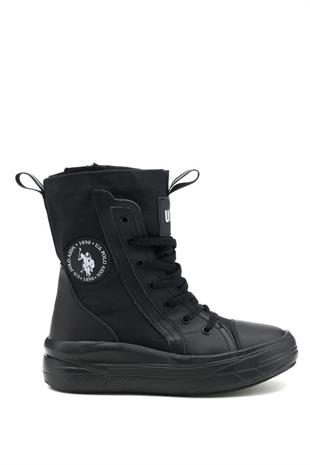 U.S. Polo 10105901 Mia 1PR Black Kadın Bot