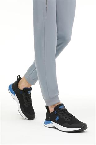 U.S. Polo Assn. 101265947 Florin 3FX Black/Sax Erkek Sneaker