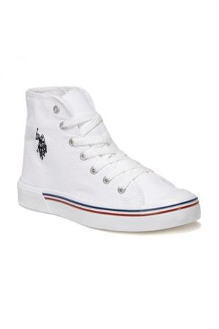 U.S. Polo Assn. 101341038 Penelope High 3 FX White Kadın Sneaker