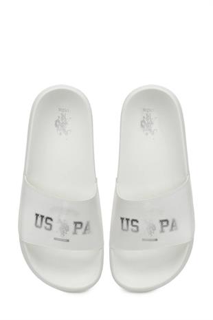 U.S. Polo Assn. 101984308 Arwen 5FX Beyaz Kadın Terlik