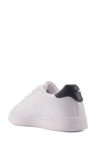 U.S. Polo Assn. 101946722 Costa WMN 5FX Beyaz/Laci/Kırmızı Kadın Sneaker