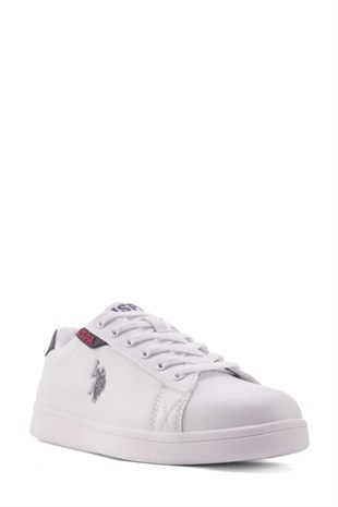 U.S. Polo Assn. 101946722 Costa WMN 5FX Beyaz/Laci/Kırmızı Kadın Sneaker