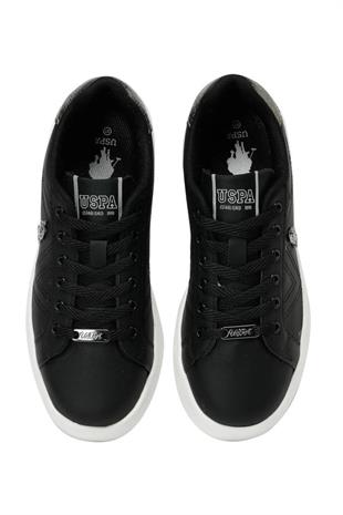 U.S. Polo Assn. 101340909 Exxy 3FX Black Kadın Sneaker