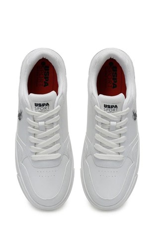 U.S. Polo Assn. 101502205 Sampo 4FX White/Navy Erkek Sneaker