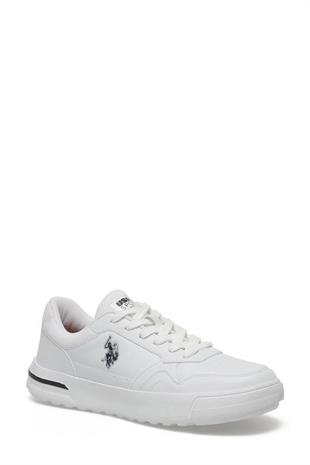 U.S. Polo Assn. 101502205 Sampo 4FX White/Navy Erkek Sneaker