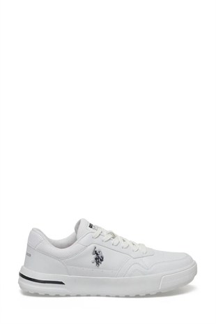 U.S. Polo Assn. 101502205 Sampo 4FX White/Navy Erkek Sneaker