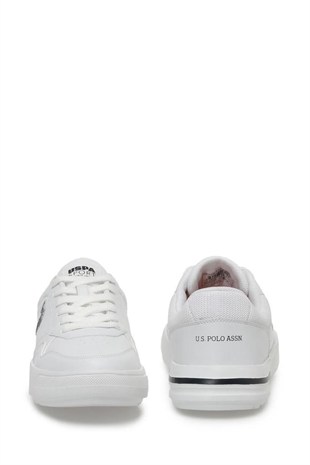 U.S. Polo Assn. 101502205 Sampo 4FX White/Navy Erkek Sneaker