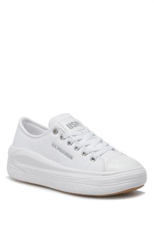 U.S. Polo Assn. 101103659 Cleme 2 FX Beyaz Kadın Sneaker