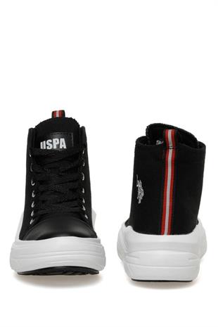 U.S. Polo Assn. 101299086 Clementine Tex 3FX Black Kadın Sneaker