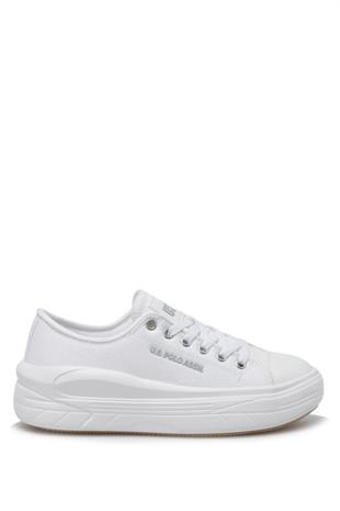 U.S. Polo Assn. 101103659 Cleme 2 FX Beyaz Kadın Sneaker