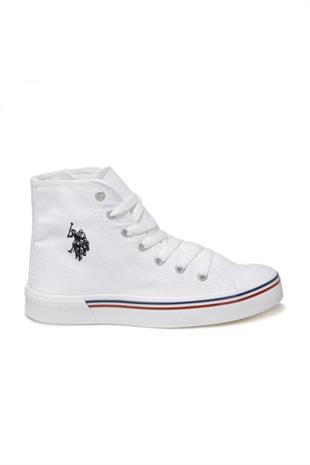 U.S. Polo Assn. 101341038 Penelope High 3 FX White Kadın Sneaker