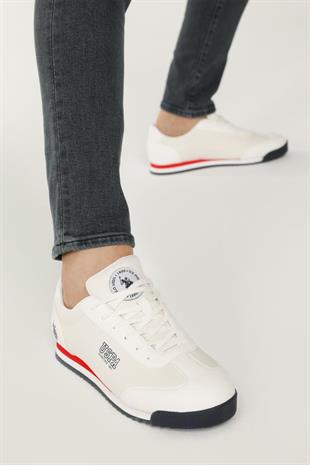 U.s. Polo Assn. 101081506 Deep Summer 2 FX White Erkek Sneaker