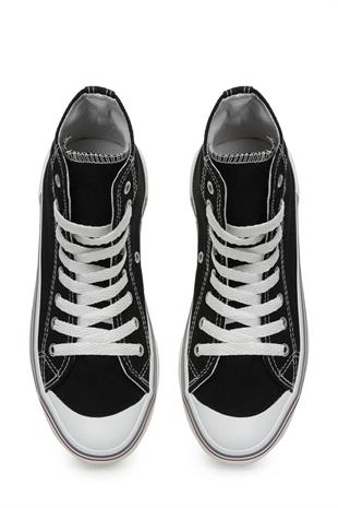 U.S. Polo Assn. 101341044 Penelope High 3 FX Black Kadın Sneaker