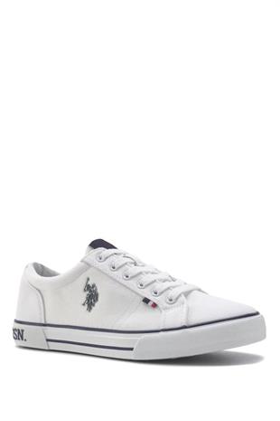 U.S. Polo Assn. 101543632 Teo Tex 4FX Beyaz Erkek Sneaker
