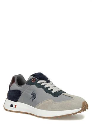U.S.Polo Assn. Cooper Multı 3FX 101340147 Grey Erkek Spor Ayakkabı