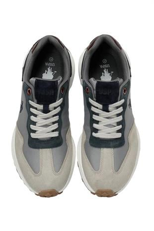 U.S.Polo Assn. Cooper Multı 3FX 101340147 Grey Erkek Spor Ayakkabı