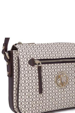 US POLO US19101 Bej-Kahve Kadın Çanta