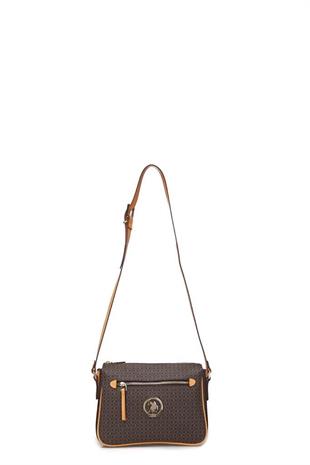 US POLO US19101 Kahve-Turuncu Kadın Çanta