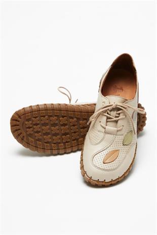 Venüs 2010709Y 3185 Bej Garnili Kadın Sandalet