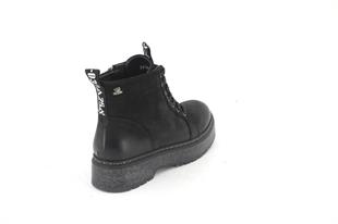 Venüs 2018752K 500-3053 Siyah-Platin Kadın Bot