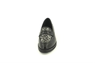 Venüs 2053504K 1585-3422 Siyah-Platin Kadın Ayakkabı