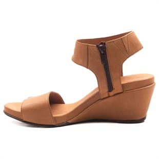 Wella 7016 Taba Kadın Sandalet