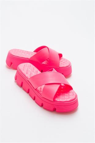 Wella 7658 Fuşya Kadın Terlik
