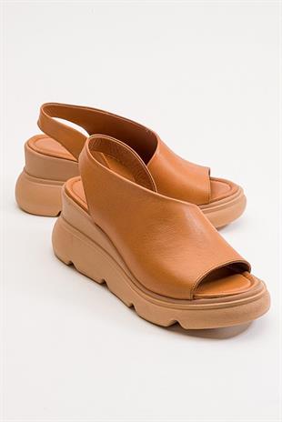 Wella 7712 Turuncu Kadın Sandalet